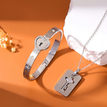 PULSERA LLAVE DE TU CORAZON + ACTA DE AMOR ETERNO 💖🗝️